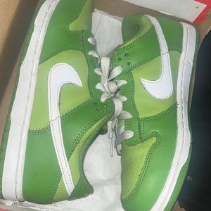 Green dunks size 3y SOLD